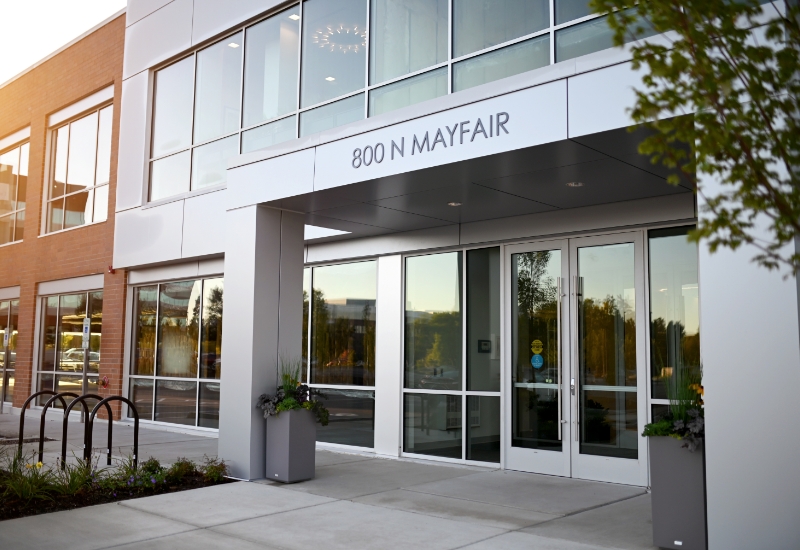 front entrance of dental office