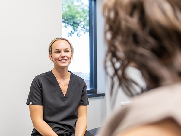 Man smiling after oral cancer screening